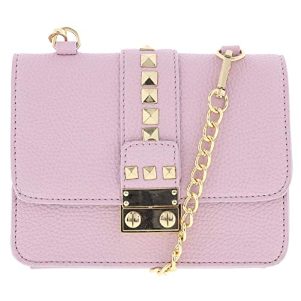 BCBG Paris Womens Caviar Pink Mini Crossbody